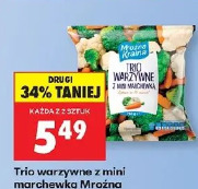 Trio warzywne z mini marchewką Mrożna Kraina