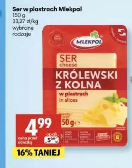 Ser w plastrach Mlekpol