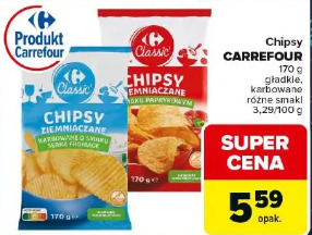 Chipsy ziemniaczane Carrefour