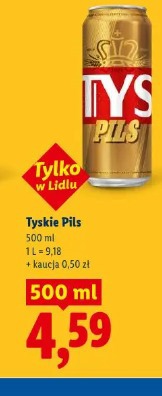 Tyskie Pils piwo