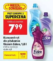 Koncentrat do płukania tkanin Eden, 1,8 l
