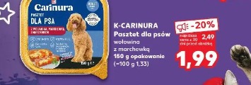K-Carinura Pasztet dla psów wołowina z marchewką