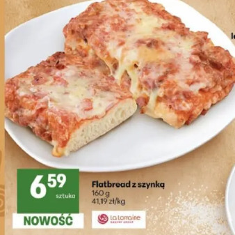 Flatbread z szynką La Lorraine