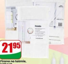Firana na taśmie, kółkach