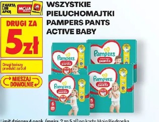 Wszystkie pieluchomajtki Pampers Pants Active Baby