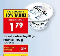 Jogurt naturalny Skyr Fruvita