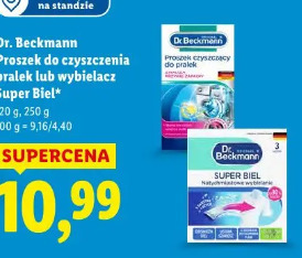 Dr. Beckmann Proszek do czyszczenia pralek lub wybielacz Super Biel