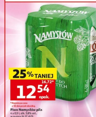 Piwo Namysłów pils