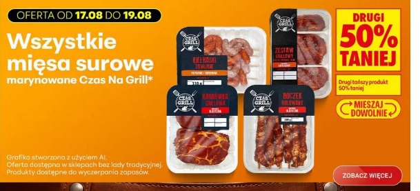 Wszystkie mięsa surowe marynowane Czas Na Grill