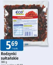 Rodzynki sułtańskie ECO+