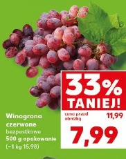 Winogrona czerwone bezpestkowe