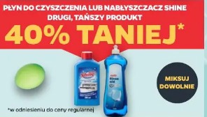 Płyn do czyszczenia lub nabłyszczacz Shine drugi, tańszy produkt