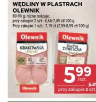Wędliny w plastrach Olewnik