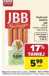 Kiełbaski śląskie JBB Bałdyga