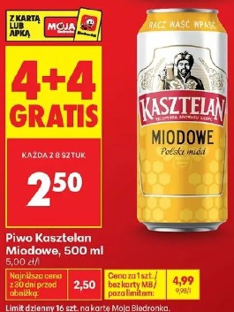 Piwo Kasztelan Miodowe