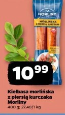 Kiełbasa morlińska z piersią kurczaka Morliny
