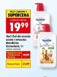 3w1 żel do mycia ciała i włosów Bambino Dzieciaki
