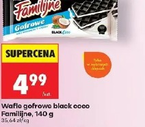 Wafle gofrowe black coco Familijne