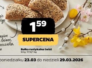 Bułka rustykalna twist