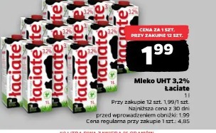 Mleko UHT 3,2% Łaciate