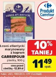 Łosoś atlantycki marynowany z koprem Carrefour