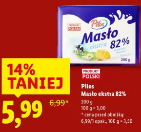 Pilos Masło ekstra 82%