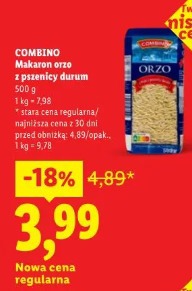 Combino Makaron orzo z pszenicy durum