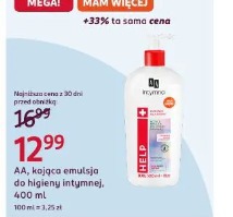 AA, kojąca emulsja do higieny intymnej