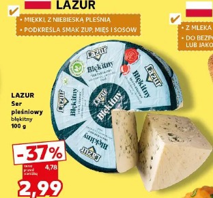 Lazur Ser pleśniowy błękitny