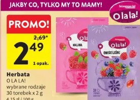 Herbata O La La! malina owoc leśne