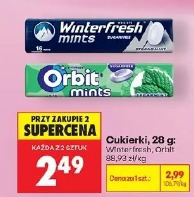 Cukierki Winterfresh, Orbit