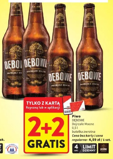 Piwo DĘBOWE Dojrzałe Mocne