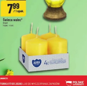 Bispol świeca walec