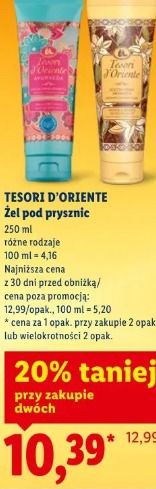 Tesori D'Oriente Żel pod prysznic