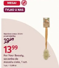 For Your Beauty, szczotka do masażu ciała