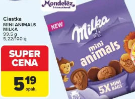 Ciastka mini animals Milka