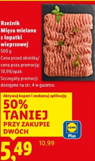 Rzeźnik Mięso mielone z łopatki wieprzowej