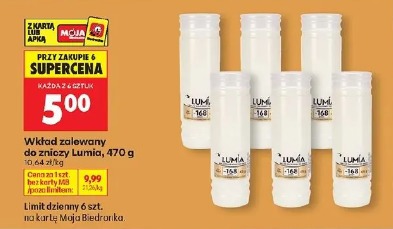 Lumia wkład zalewany do zniczy