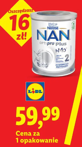 Nan Optipro Plus 2 mleko następne po 6 m-cu Nestlé