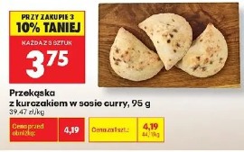 Przekąska z kurczakiem w sosie curry