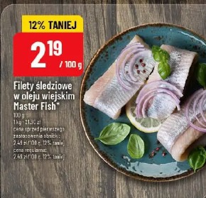 Filety śledziowe w oleju wiejskim Master Fish