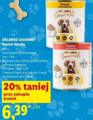 Orlando Gourmet Pasztet dla psa