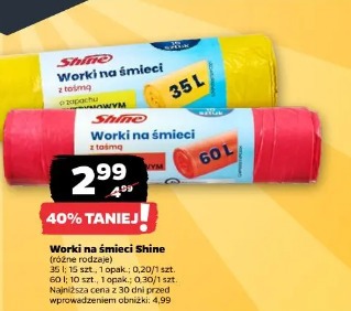 Worki na śmieci Shine