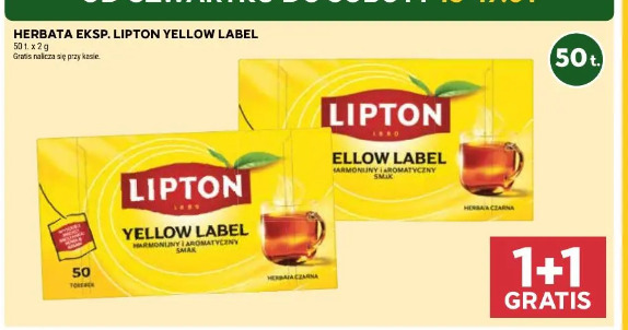 Herbata eksp. Lipton Yellow Label