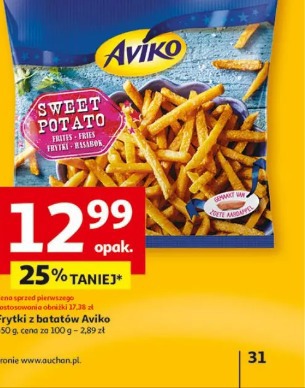 Frytki z batatów Aviko