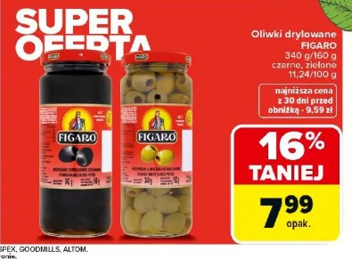 Oliwki drylowane FIGARO