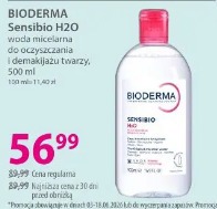 Bioderma Sensibio H2O woda micelarna do oczyszczania i demakijażu twarzy