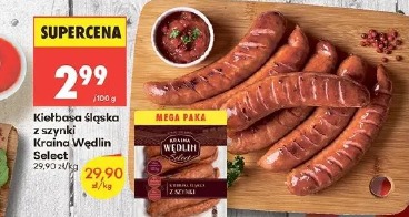 Kiełbasa śląska z szynki Kraina Wędlin Select