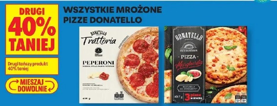 Wszystkie mrożone pizze Donatello