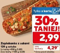 Zapiekanka z salami